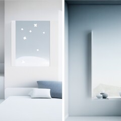 Create an image with a minimalist style ...( 1)