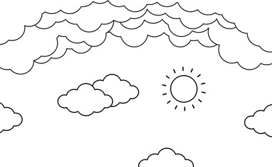 night sky with stars and moon. paper art style. Dreamy background with moon stars and clouds, abstract fantasy background. Half moon, stars and clouds on the dark night sky background.