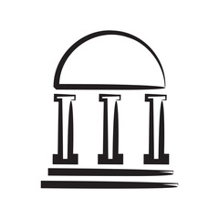 Fototapeta premium hand drawn building
