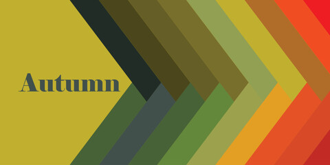 Abstract background design with autumn colors theme