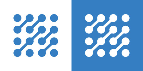 logo design technology connection icon vector inspiration