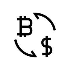 Fototapeta premium currency exchange icon