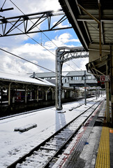 Fototapeta premium 冬の米子駅