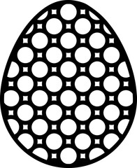 Easter Egg Line Illustration. Easter Egg Outline Illustration. Easter Egg Silhouettes. Easter Egg Icon. Easter Egg Doodle.
