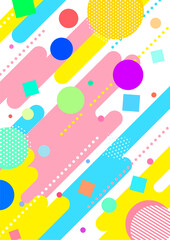 カラフルポップな背景画像