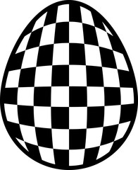 Easter Egg Line Illustration. Easter Egg Outline Illustration. Easter Egg Silhouettes. Easter Egg Icon. Easter Egg Doodle.