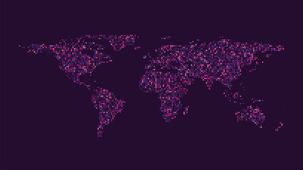 World Map in Dots