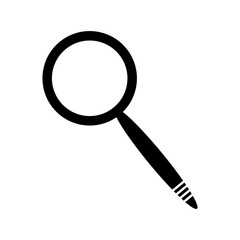 Magnifying glass, search png illustration. Icon, symbol, object, sign, sticker, or web infographic. 