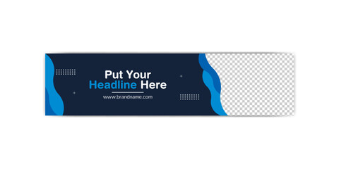 LinkedIn cover  and website banner design template