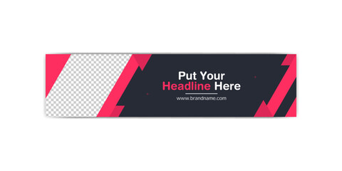 Linkedin cover banner template