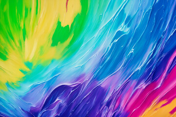 Splash of paint Colorful. Abstract background. Digital Art, 