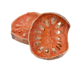 Dried bael fruit isolated transparent png