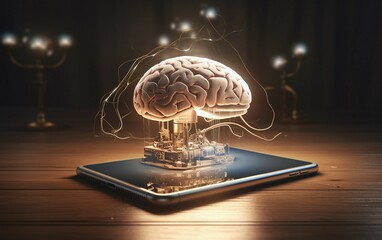 phone with AI computing brain