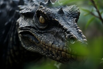 Fototapeta premium Close-Up of Suchomimus, Natural light, Generative AI 