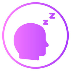 tired gradient icon