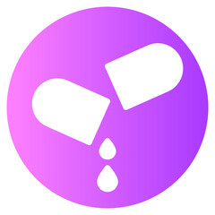 supplement gradient icon
