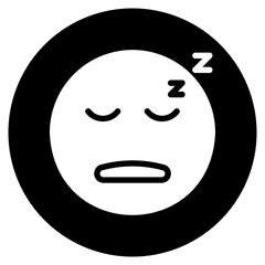 tired glyph icon