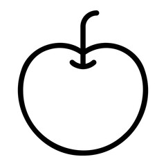 healthy food line icon