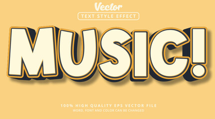 Editable Text Effects, Music Text with nice calm dark colors