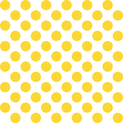 Yellow dot pattern background. Dot pattern background. Polkadot. Dot background. Seamless pattern. for backdrop, decoration, Gift wrapping