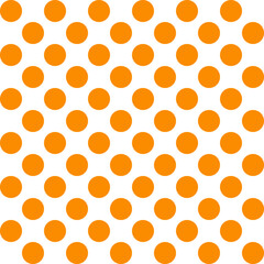 Orange dot pattern background. Dot pattern background. Polkadot. Dot background. Seamless pattern. for backdrop, decoration, Gift wrapping