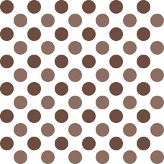 Brown shade dot pattern background. Dot pattern background. Polkadot. Dot background. Seamless pattern. for backdrop, decoration, Gift wrapping