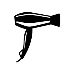 Hair dryer icon. Barber Equipment