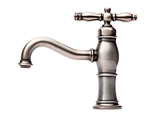 Vintage tap isolated on transparent background