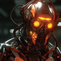 Fototapeta premium 3d rendered illustration of a robot