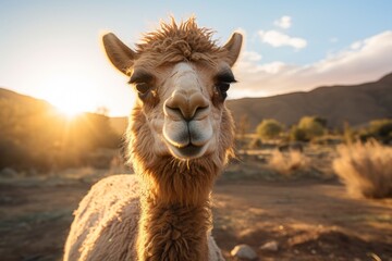 Fototapeta premium Photograph Of Camel Natural Light, Generative AI