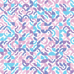 Bauhaus Abstract Geometric Background