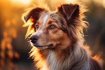 Photograph Of Dog Natural Lights, Generative AI