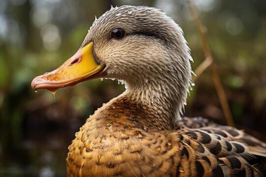 Photograph Of Duck Natural Light, Generative AI