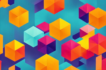 Obraz premium abstract geometric background