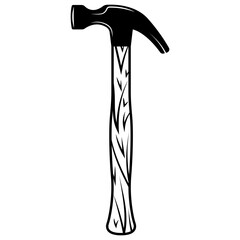 hammer isolated on white