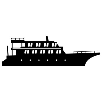 recommend clip art: silhouette of ship,boat element,modern ship icon