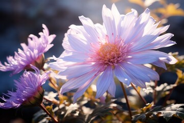Photograph Of Aster Natural Light, Generative AI