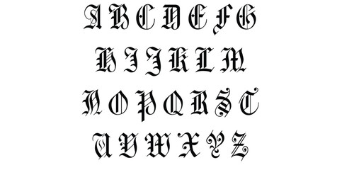 Old Alphabet English