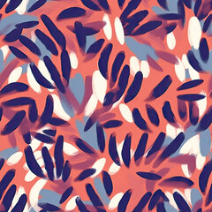 Abstract painting seamless pattern. Creative colorful wallpaper. For banner, postcard, book illustration.