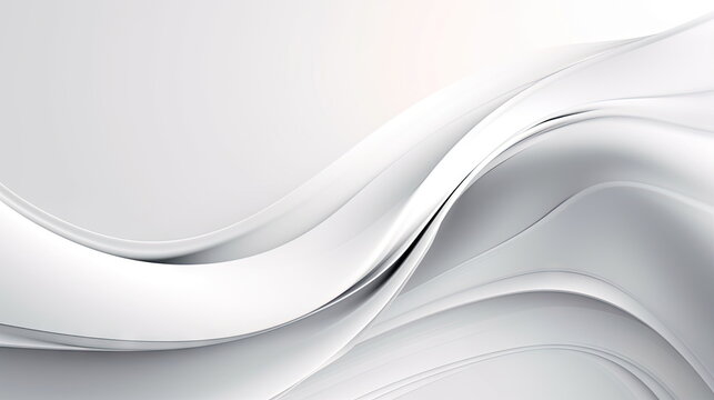 smooth white background, abstract gradient © waranyu
