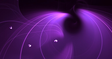 3D rendering abstract multicolor technology fractal light background