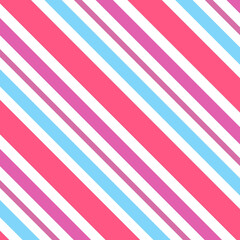 Obraz premium pink blue Diagonal color Stripe Paper