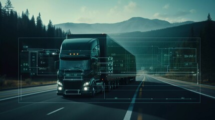 Transport Logistics Technology - trucking, road freight, delivery