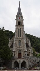 Fototapeta na wymiar photo Saint-Florin Cathedral Vaduz Liechtenstein europe