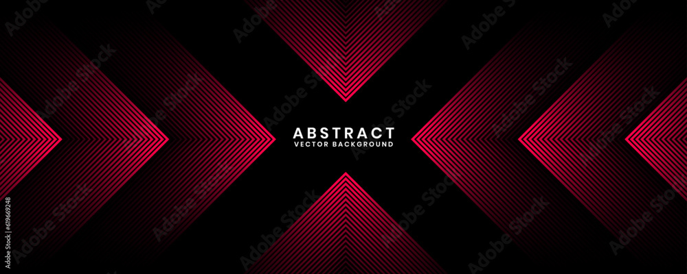 Poster 3d glowing red techno abstract background overlap layer on dark space with letter x effect decoratio