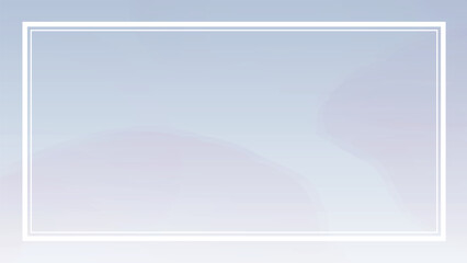 微睡みの中のようなグラデーション背景フレームイラスト