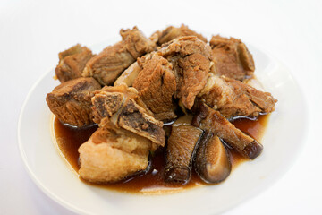 Red Braised Pork Ribs China Sichuan Food