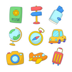 Travel Doodle Icon