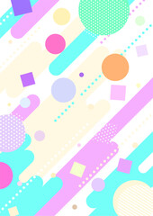 カラフルポップな明るい背景画像5