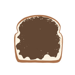 illustration of a chocolate bread